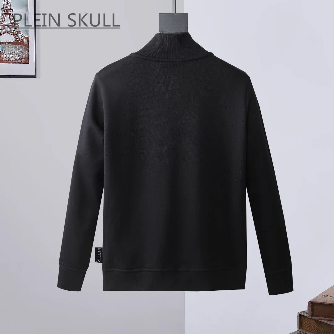 Plein Skull Spring and Autumn Round Neck Suit Men's Casual Daily Coat Casual Pants Hip Hop Party Suit Luxury Brand M-XXXL