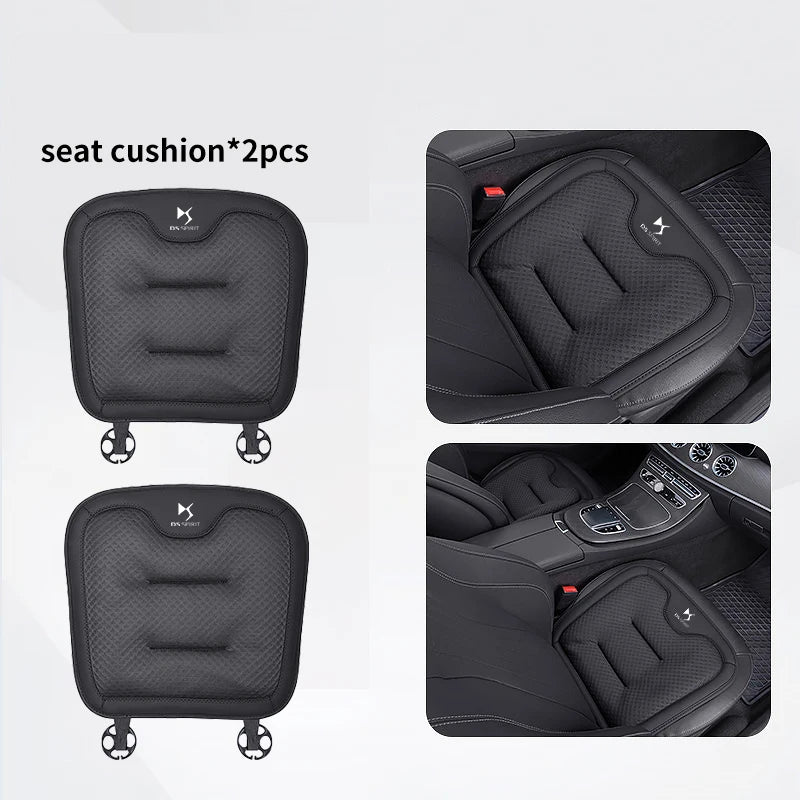 For DS SPIRIT DS3 DS4 DS5 DS6 DS7 Summer Ice Silk Car Seat Cushion All-Season Universal Front & Rear Seat Back Cushion Cool Pad
