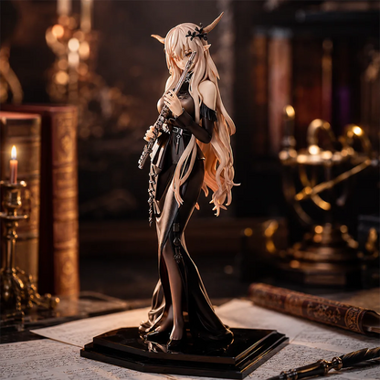 1pc Arknights Anime Girl PVC Figure Statue Model, Atmosphere Desk & Car Decor, Collectible Ornament Gift for Holiday & Birthday.