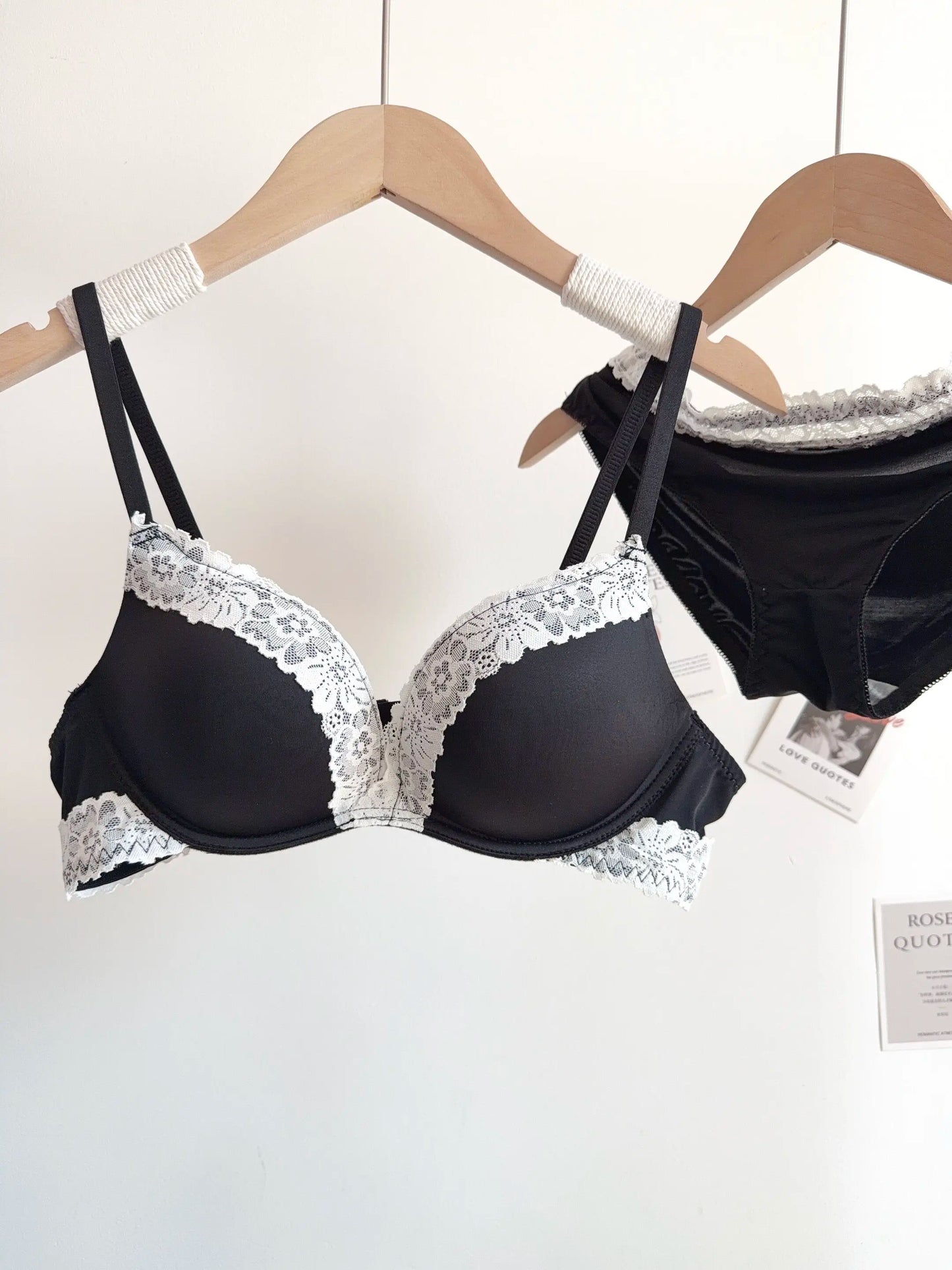 Sexy Leopard Print Lingerie Set Women Wireless Invisible Small Bust Lift, Adjustable A To C Cup, Sheer Lace Pure Style,soft S-XL