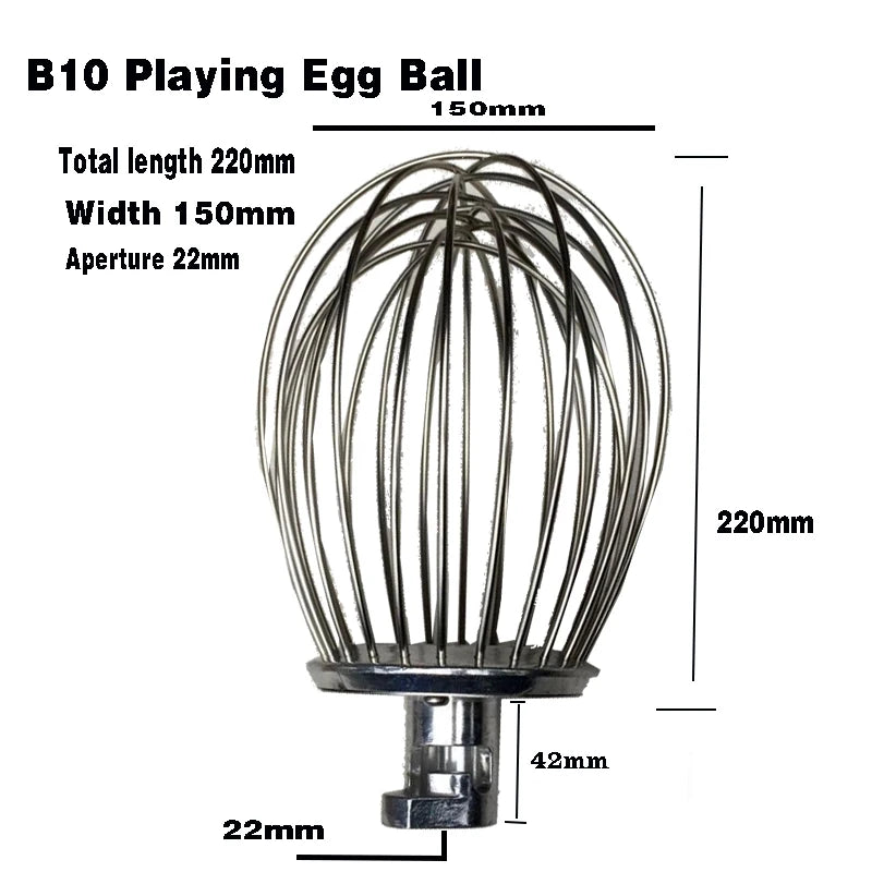 B10 B15 B20 B25 Mixer to beat egg balls 304 stainless steel wire whip stirrer accessories Blender milkshake noodle machine parts