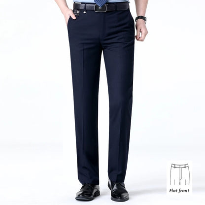 Brand New High-end Men's Wool Pants -Wool Blend Thin Fabric for Summer,Business Formal Dress Pants,Wool Blend Trousers