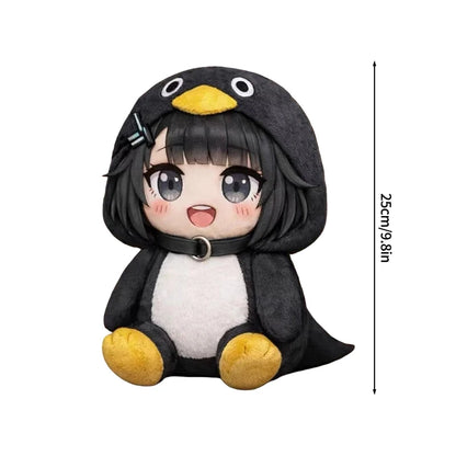 Gugugaga Penguin Keychains Anti-stress Keycap Keychains Cute Penguin Girl Keyrings Bag Charms Gifts 키캡
