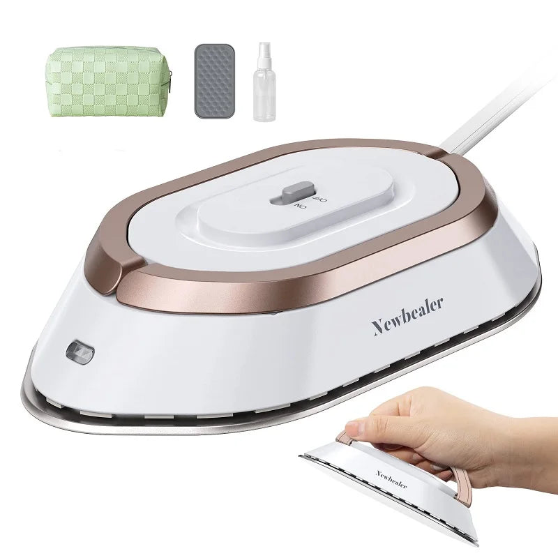 150W Handheld Travel Iron 120V/220V Lightweight Dry Iron 30S Heat Press Machine Non-steam Clothes Irons For Home and Travel