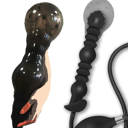 Inflatable Anal Plug Vacuum Pump Anal Dilator Butt Plug Prostate Massager BDSM Big Buttplug Adult Couple Sex Games Sex Toys