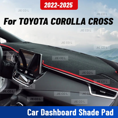 For TOYOTA COROLLA CROSS 2022-2025 Car Dashmat Anti-UV Dashboard Cover Dash Mat Sunshade Cushion Carpet Protective Accessories