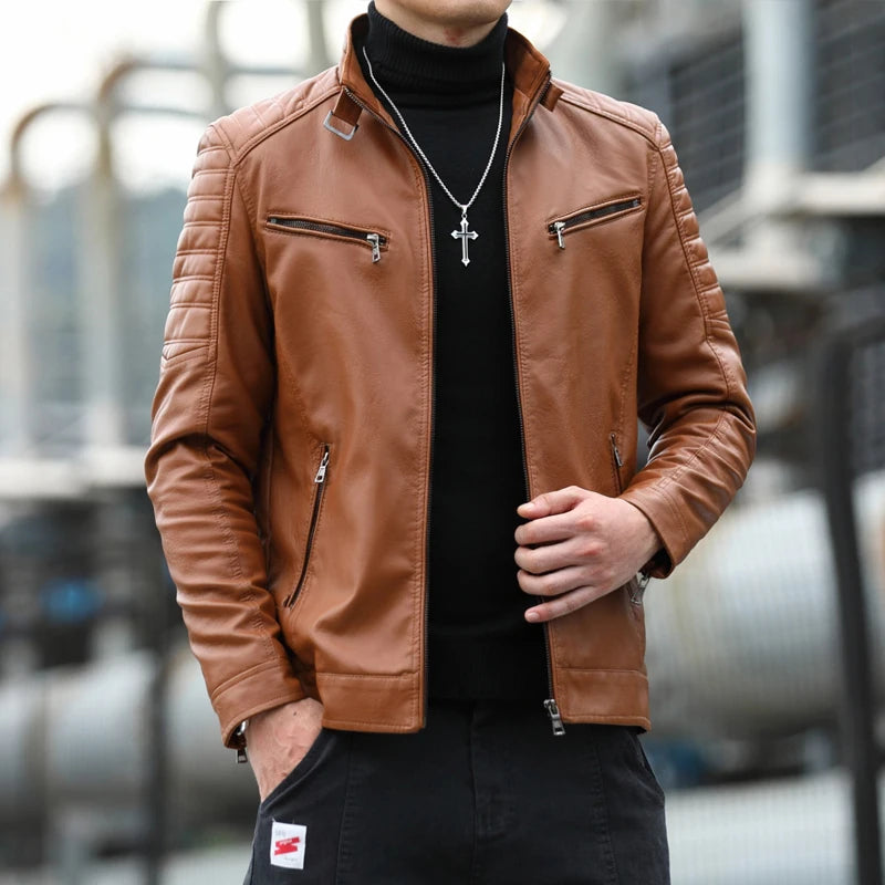 Men'S New Winter Cycling Coat, Outdoor Plus Velvet Insulated Jacket for Men, Casual Daily Jacket for Men
