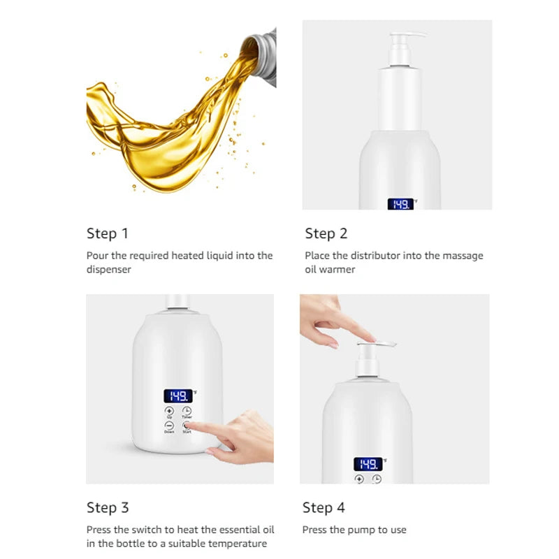Massage Oil Heater Special Lotion Heater Gel Heating Distributor Suitable For Home Beauty Spa Salon Cream Heater