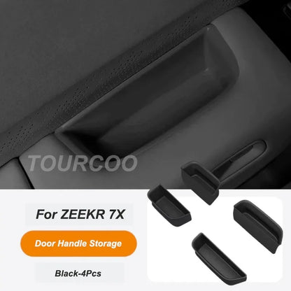 For Zeekr 7X Silicone Center Console Water Cup Frame Cover Anti-slip Wireless Charging Silicone Pad Mat Modify Accessories