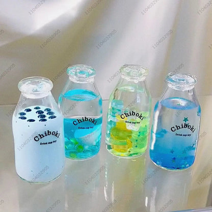 Marble Soda Bottle Fidget Toy Bottle Stress Ball Squishy Toy ASMR Sensory ADHD Autism Anti Stress Relief for Kids & Adult Gifts