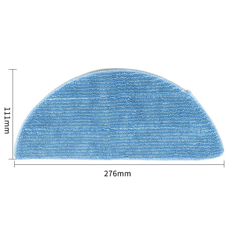 HEPA Filter Side Brush Mop Pads For ILIFE V5s Pro, V5s, V5, V3s Pro, V3s, V3, V50 V55 Robot Vacuum Cleaner, For ZACO V5sPro