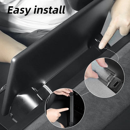 For Tesla Model Y Juniper 2026 Model 3 Highland 2025 Under-Screen Hidden Storage Box Behind Screen Center Console Organizer Case