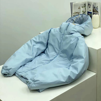 2026 Outdoor, Hiking, Camping, Fishing, Mountain Climbing, Traveling, Three-proof Fabric Warm Hooded Warm Cotton-padded Jacket