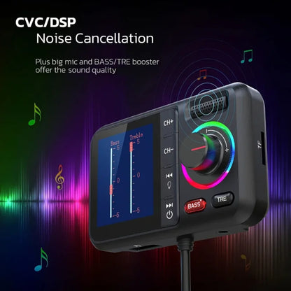Nulaxy Bluetooth FM Transmitter for Car