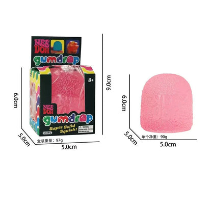 Hot Needoh Fuzz Ball Cat Stress Relieving Puzzle Toys Malt Sugar Squishy Stress Relief Slow Rebound Anti-Anxiety Squeeze Toy