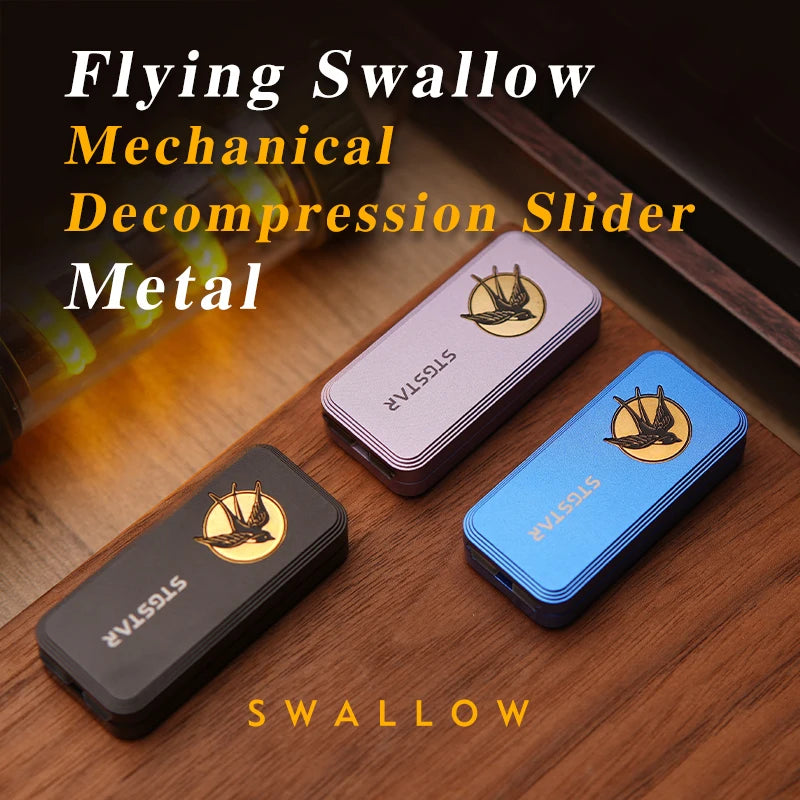 EDC Fidget Slider Spinner Toy, Stress Relief Anti-Anxiety Desk Toy for Kids Adults, ADHD Sensory Focus Tool, Cool Office Gadget
