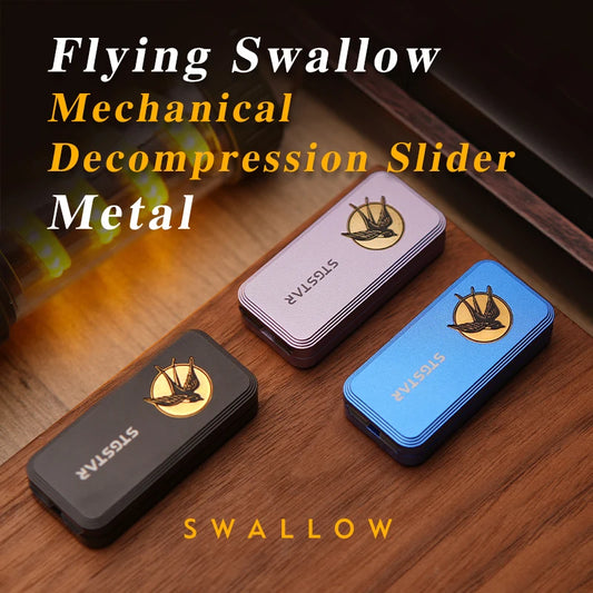 EDC Fidget Slider Spinner Toy, Stress Relief Anti-Anxiety Desk Toy for Kids Adults, ADHD Sensory Focus Tool, Cool Office Gadget