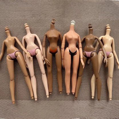 2001 Version Original Brazz Doll Multi-Joint Movable Vintage Rare Face Doll Heads And Shoes Replacement Hand DIY Toy Accessories