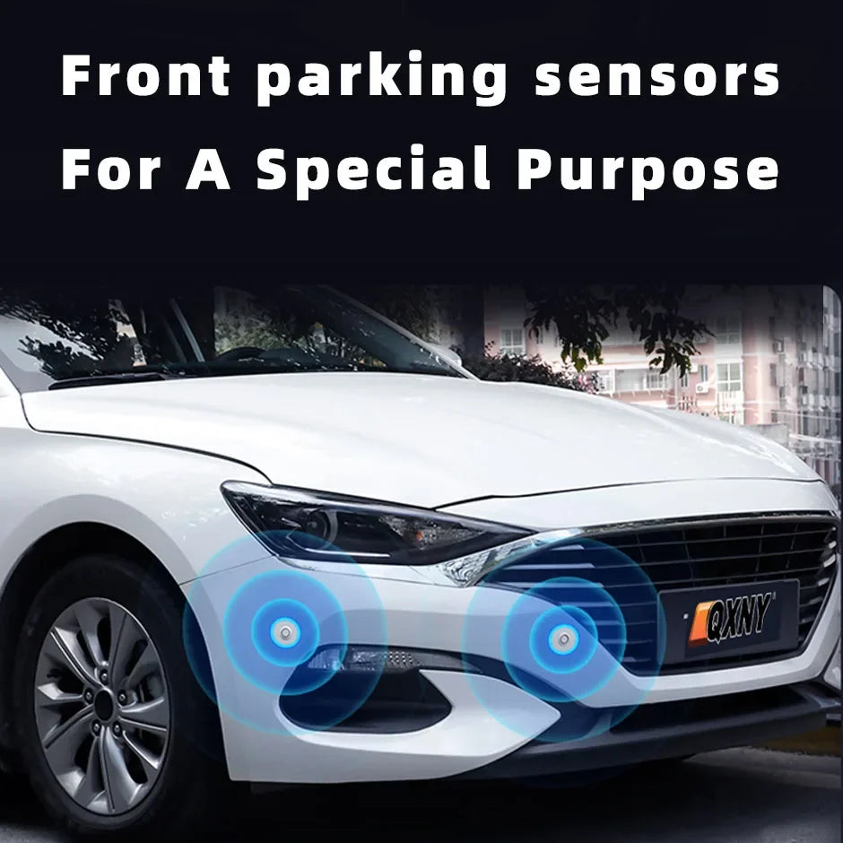 Professional Front Parking Sensor Kit Auto Car Prefix Parktronic Vehicle Assistant System Buzzer Alarm Volume Not Backup Radar