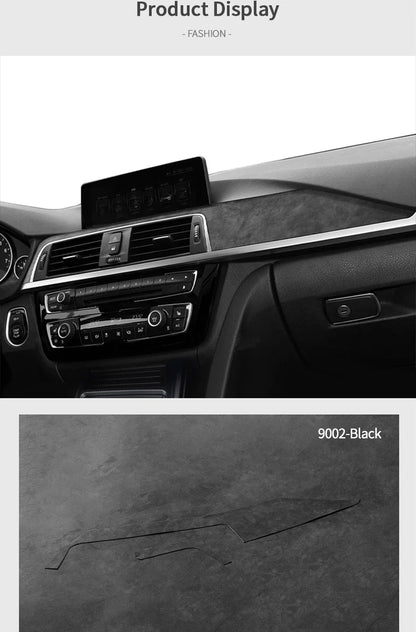 Made of Alcantara For BMW F30 F32 F34 Center Console Dashboard and Instrument Panel Trim Sticker Car Interior Tuning Accessories
