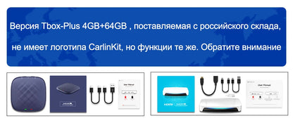 2026 NEW CarlinKit CarPlay Ai Box Qualcomm 8-Core Android 13 Wireless Carplay Android Auto Car Video TV Box WiFi SIM For Netflix
