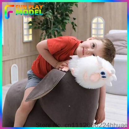 30cm Booba Plush Toy Cartoon Anime Soft Fluffy Cute Stuffed Doll Desktop Ornament Gift Soothing Companion Doll Sleeping Pillow