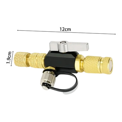 Car Vacuum-Rated Valve Core Removal Tool Black 1/4" X 5/16" Compatible With R410A  Quick Valve Core Remover Installer Tool