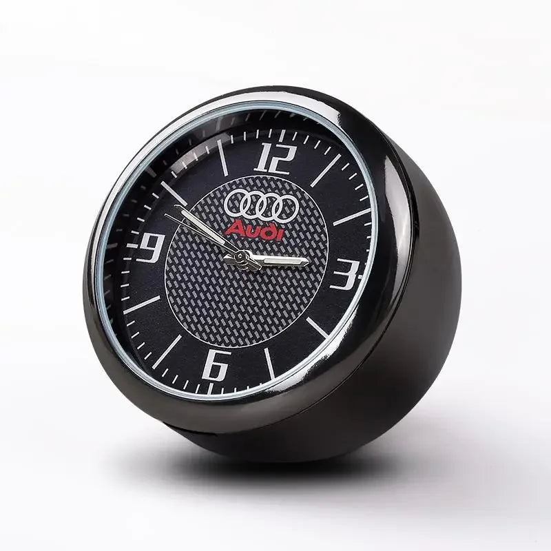 1pc Car Cute Clock Quartz Clock  Night For Audi  Sline A3 A4 A5 A6 A6L A7 A8 Q3 Q5 Q7 S3 S4 S5 RS3 Sticker