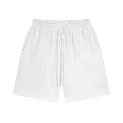 ZODF Fashion Summer Men 420gsm Washed Cotton Shorts Retro Unisex High Street Terry Knee Length Short Pants Streetwears HY0845