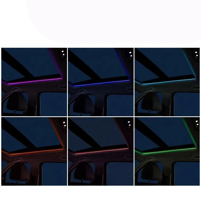 Symphonic  APP Control 256 Colours LED Skylight Ambient Light Atmosphere Sunroof Light Car Roof Panoramic car roof ambient light