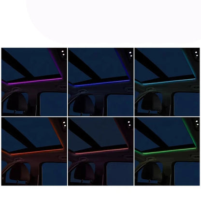 Symphonic  APP Control 256 Colours LED Skylight Ambient Light Atmosphere Sunroof Light Car Roof Panoramic car roof ambient light