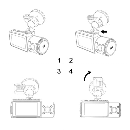 VANTRUE Dash Cam GPS Receiver Module Type C USB Port Car Suction Cup Mount for Windows and Mac
