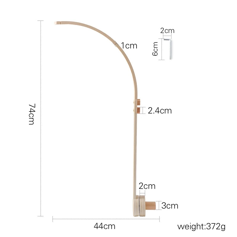 Foldable Baby Play Gym,0 Months Wooden Infant Activity Gym Hanging Toys Tool-Free Assembly Gym,Great for Newborn Development