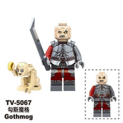 Mini Lord Rings Action Figures Building Block Ringwraiths Orcs Legion Elf King Princ Knight Dwarf Wizard Movie Characters Bricks