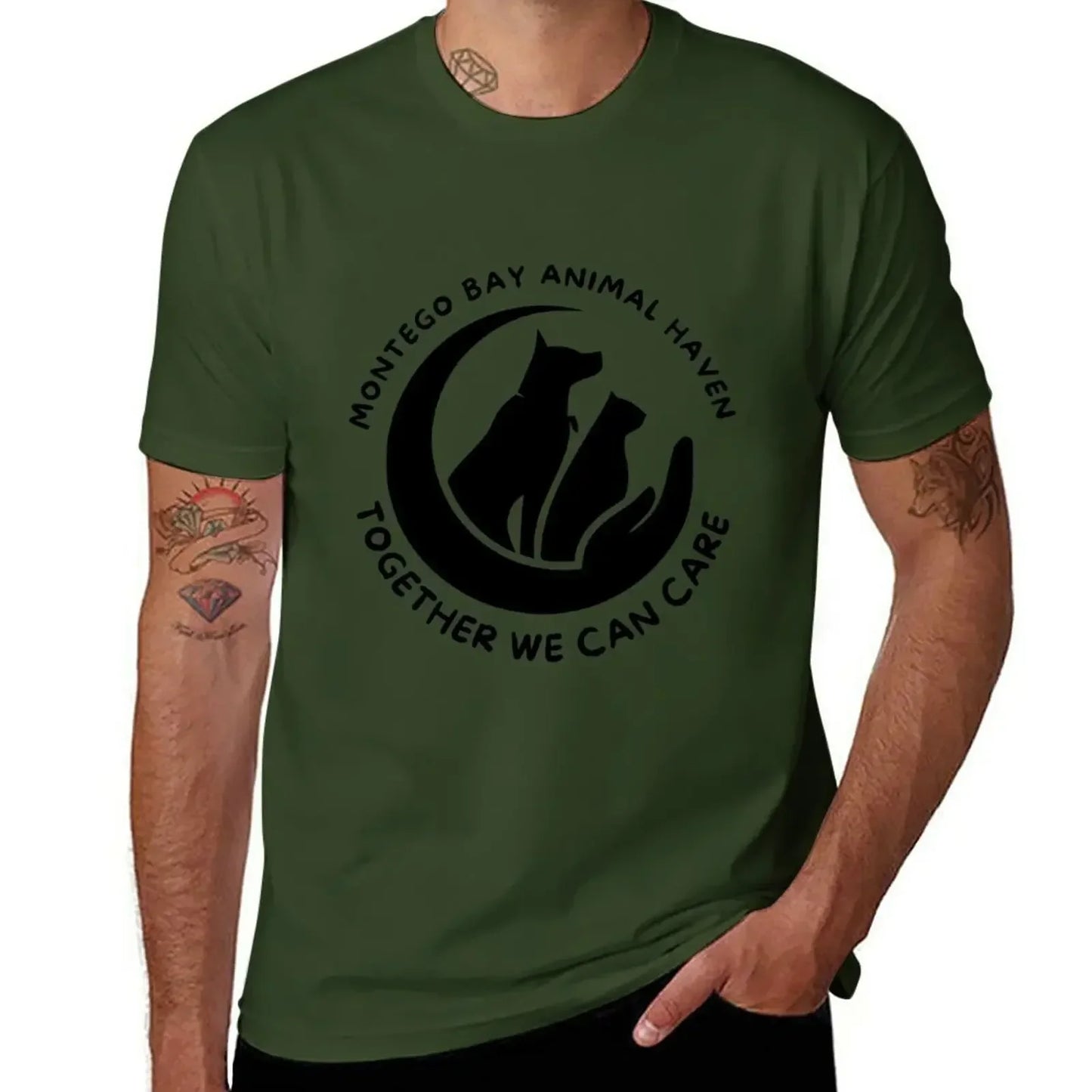 Together we can care T-Shirt oversizeds Short sleeve tee Men's t-shirt