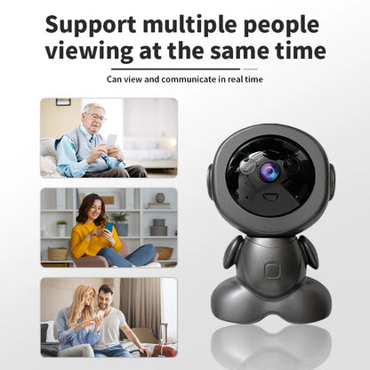 8MP Wifi Surveillance Robot Camera PTZ Security Baby Monitor Two Way Audio Color Night Vision AI Smart Tracking Home IP Cameras
