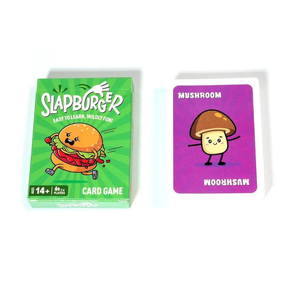 Slapburger Card Game - Fast-Paced Family Party Games Game Night & Friends - Easy to Play Card Game 2-6 Players