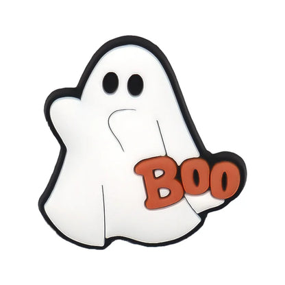 1/40pcs Halloween Shoe Charms Ghost Pumpkin Shoe Decorations Accessories Funny Sandals Pins Gifts for Women Kids Clog Buckles