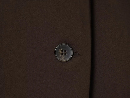 Autumn New Style Women's Suit Jacket with Shoulder Pads Double Row Buttons Pleated Straight Leg Pants Fashionable Two-Piece Set