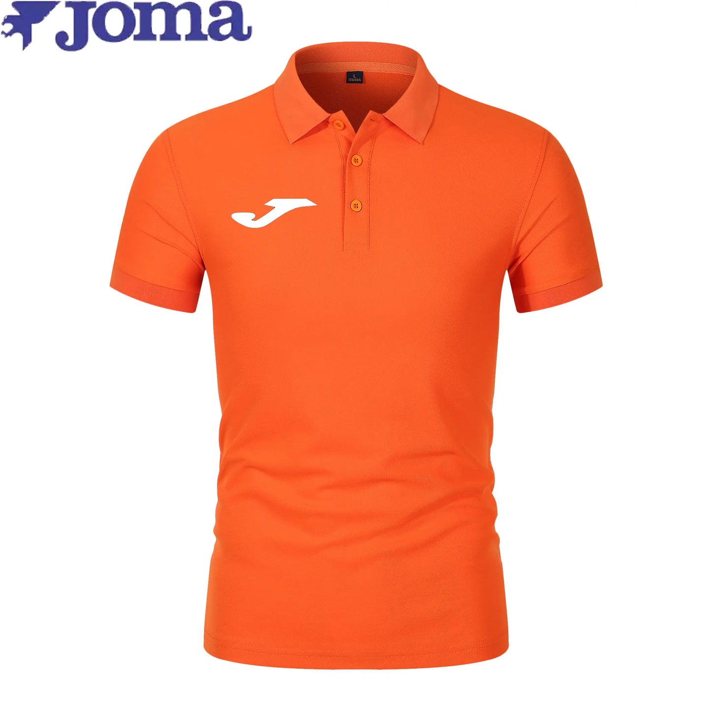The 2026 new joma brand men's short-sleeved Polo shirt features fashionable prints, a classic, casual and well-fitting solid-col