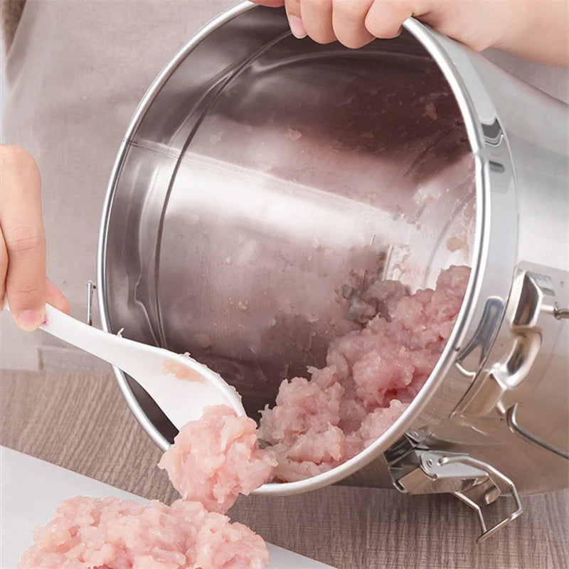 16L Mincer Meat Grinder Electric Garlic Machine Commercial Meat Grinder Large Capacity And High Power Stainless Steel Stir