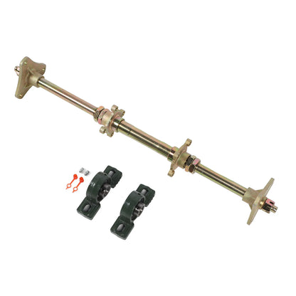 DIY Rear Axle Kit  High Strength Anti  Heavy Duty Flanges 24inch Rear Axle Shaft Kit for ATVs for 50‑150CC
