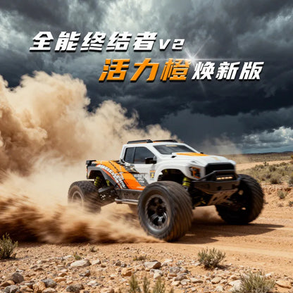 New Rlaarlo Omni Terminator V2 Rc Monster Truck Brushless Electric 4wd Off Road All Terrain Remote Control Adult Hobby Model Car