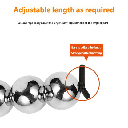 Reusable Stainless Steel Solid Ball Stretching Amplification Trainer Adjustable Household Items Adult Male Exercise Equipment