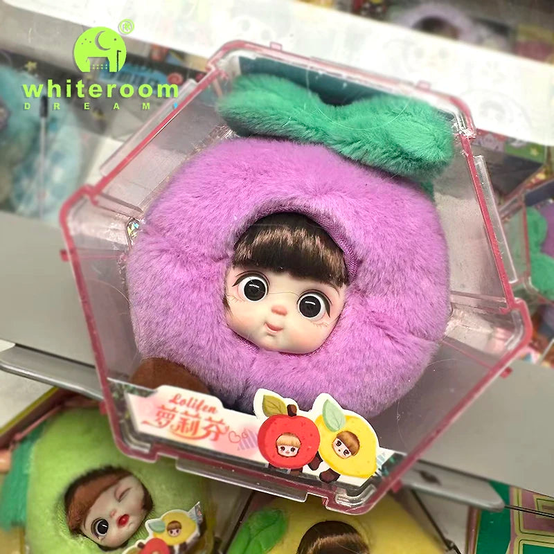 Doll accessori Furry Animal Mini Doll Plush Toy BJD Pendant Mobile Phone Lanyard Backpack Autumn Winter NewYear Gift Girl Plush