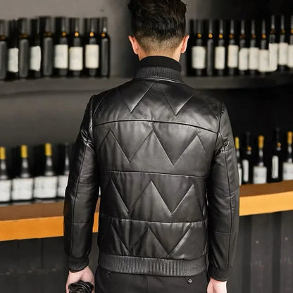 Men's Down Jacket Short Men's Cold Jacket Thick Warm Coats for Men Winter Winter Parkas for Men Stand-up Collar Men Parka