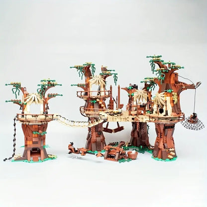 Cheap Moc Village Bricks Building Blocks Compatible 1990pcs Space Wars Ucs Movie Dispaly Model Birthday Gifts for Teenage Toy A