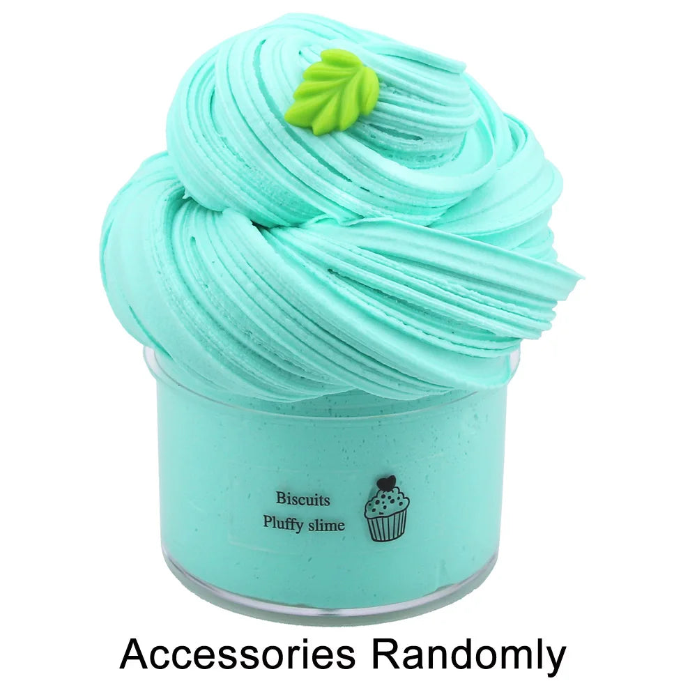 Butter Slime Kit 100ML Super Soft and Non-Stick DIY Fluffy Putty Stress Relief Toys Party Favor Toys For Kids Birthday Gifts