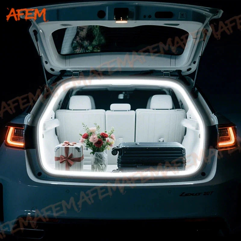 FOR 11-22 LEXUS CT200 Trunk Light Modification light Atmosphere lights White warm white Rear Trunk LED Light Bar
