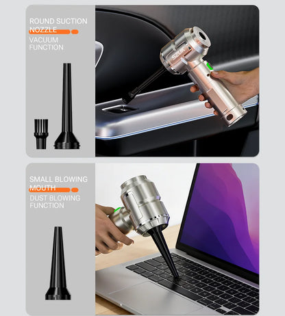 SZUK New Car Vacuum Cleaner Multi Powerful Handheld Portable Cleaning Machine with LED Light Mini Blower Wireless Vacuum Cleaner